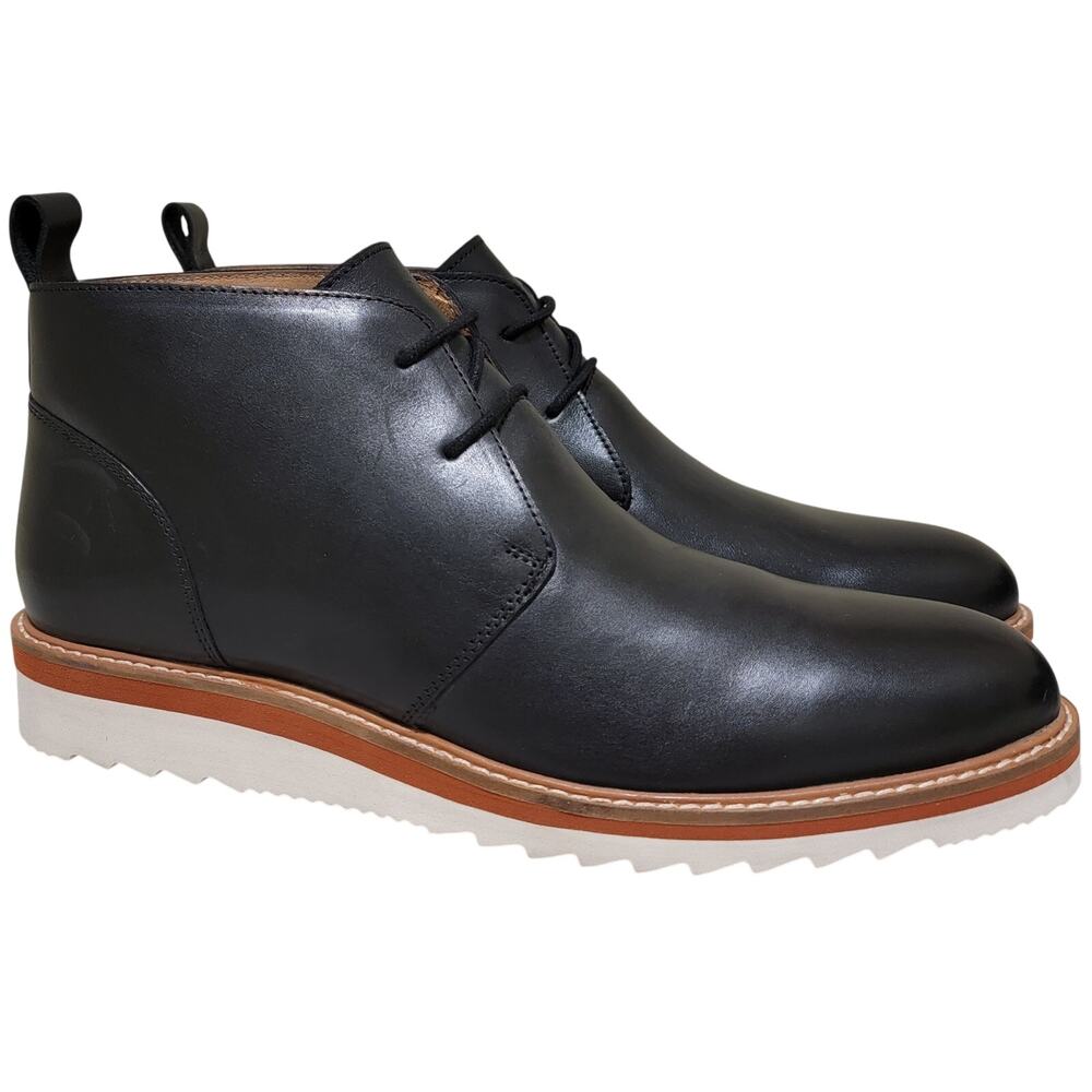 Vintage Foundry Co Men Chukka Ankle Boots Size US 9 Black Leather
